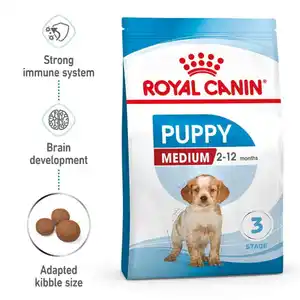 ROYAL CANIN MEDIUM Puppy Trockenfutter für Welpen mittelgroßer Hunderassen 4kg