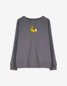 Damen Sweatshirt - Garfield - dunkelgrau