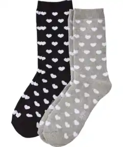 Frotteesocken im Doppelpack, schwarz