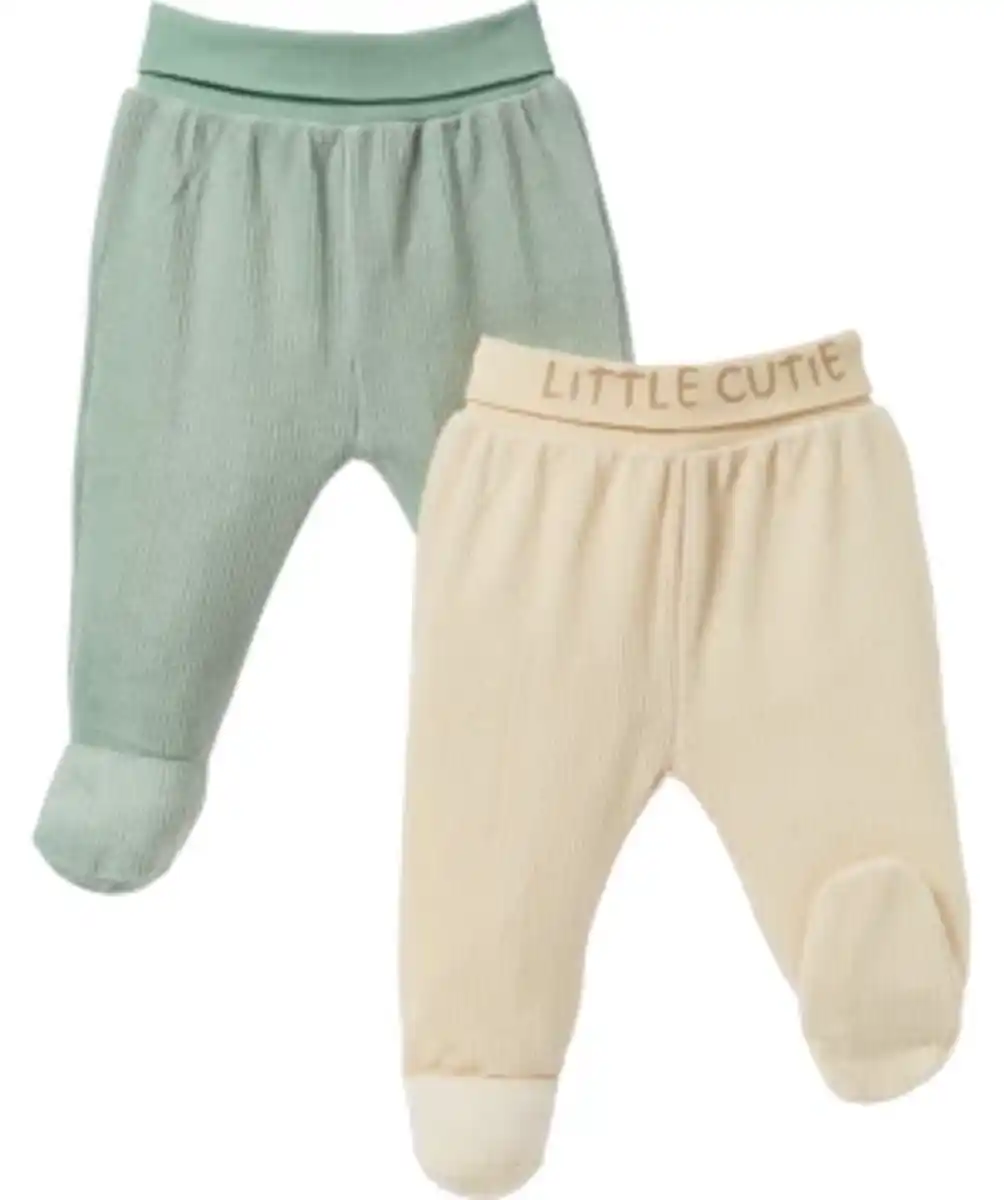 Bild 1 von Newborn Pull-on-Hosen Samt, offwhite