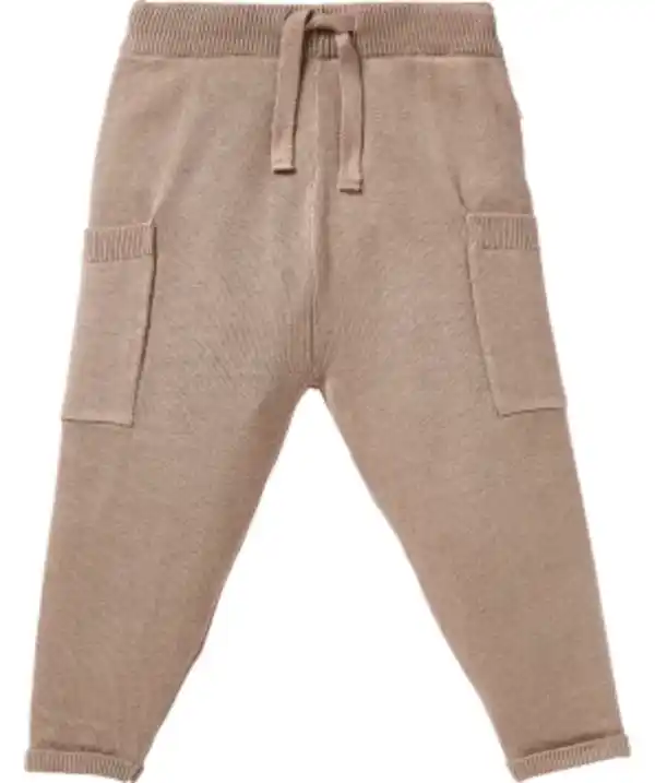 Bild 1 von Strick-Cargohose, taupe