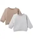 Bild 1 von Doppelpack Sweatshirts, taupe