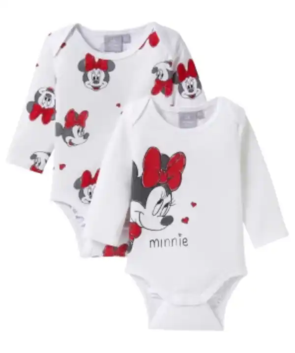 Bild 1 von Minnie Mouse Bodys, weiß bedruckt