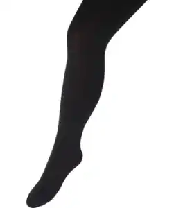 Einfarbige Thermo-Strumpfhose, schwarz