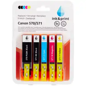 Ink & Print Druckerpatronen Canon 570/571