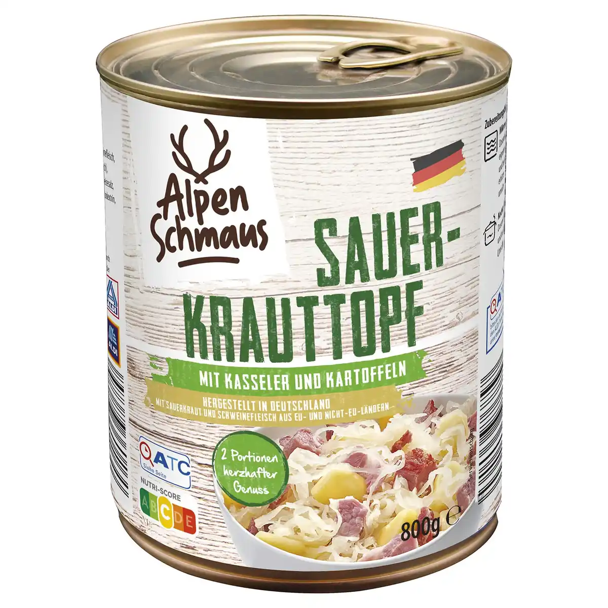 Bild 1 von ALPENSCHMAUS Hüttengerichte 800 g, Sauerkrauttopf