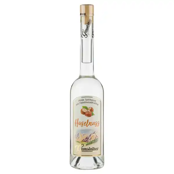 Bild 1 von Gebirgsschnaps 30 % 500 ml, Haselnuss