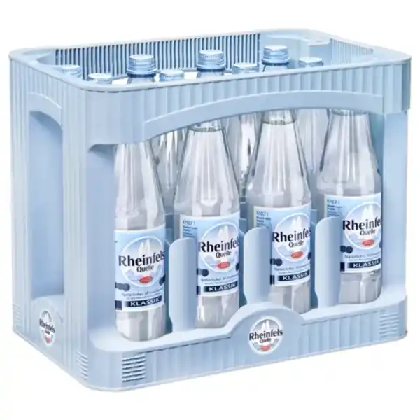 Bild 1 von Rheinfels Quelle 2x12x0,7l / 0,75l PET / Glas oder Burgwallbronn 2x12x1 l PET