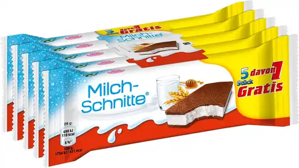 Bild 1 von FERRERO Milchschnitte 140 g, 5er-Pack