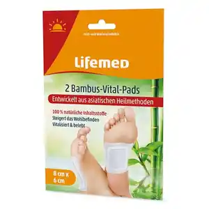 Bambus-Vital-Pads weiß 2er Lifemed