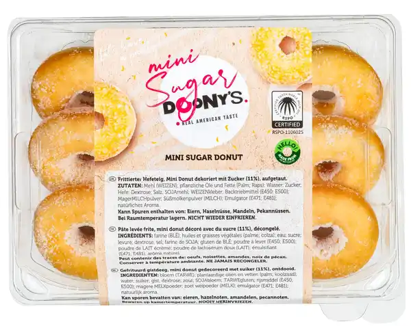 Bild 1 von DOONY'S Mini Donuts, 9 St. = 162-g-Packg.