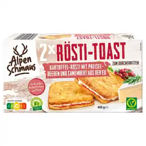 ALPENSCHMAUS Rösti Toast Alpen 400 g, Preiselbeer-Camembert