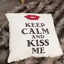 Bild 3 von Kissen mit Füllung "Keep Calm and Kiss"