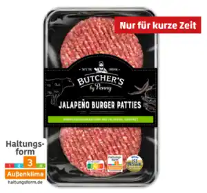 BUTCHER’S Jalapeño Burger Patties*