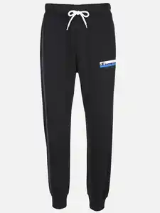 Herren Jogginghose mit Logoprint Schwarz