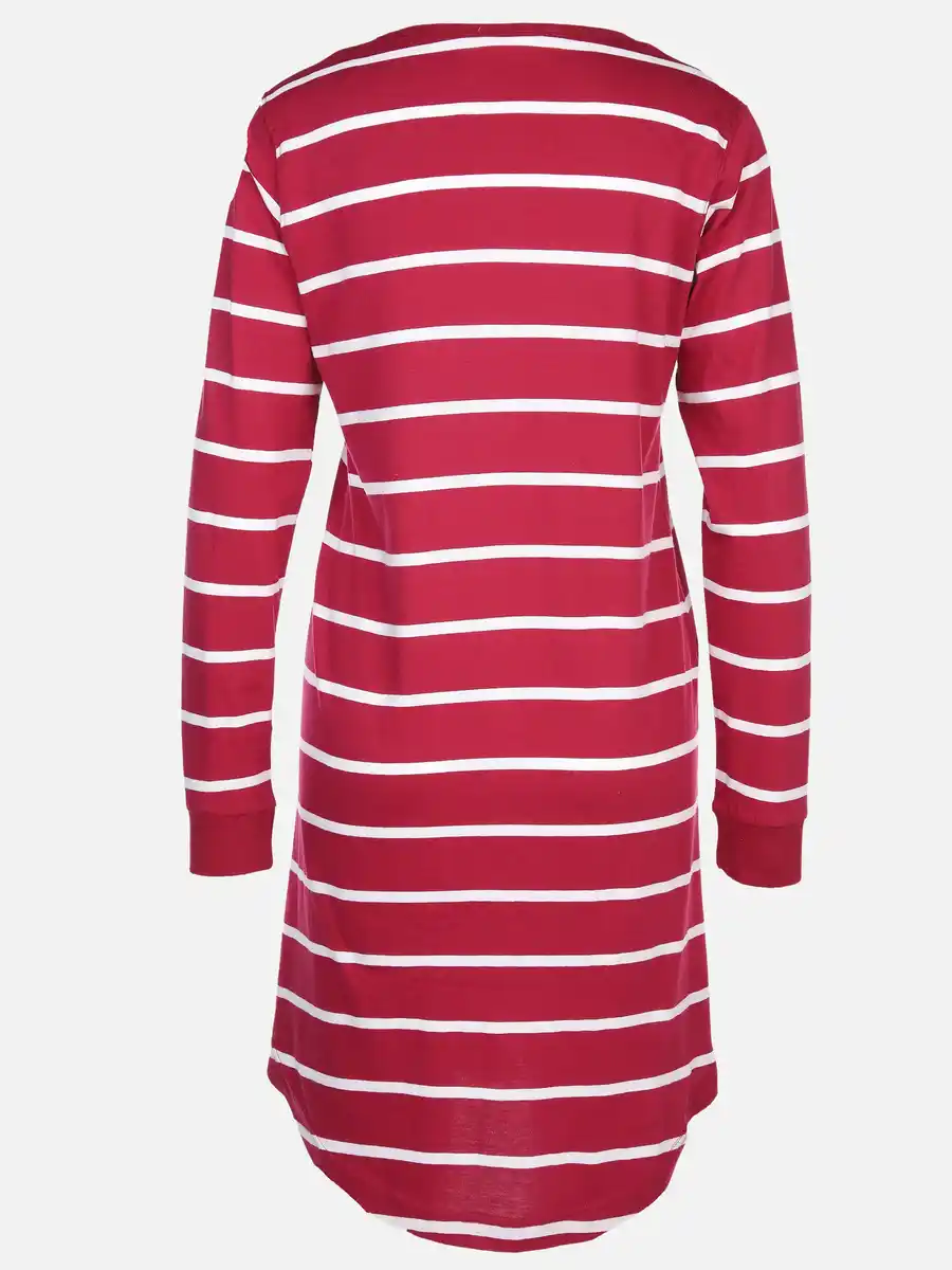 Bild 2 von Damen Nachthemd mit Streifen Pink