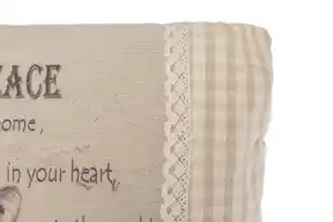 Kissen "Peace", quadratisch