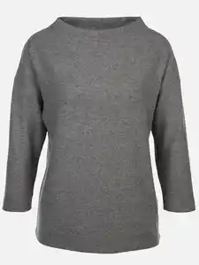 Damen Flauschshirt Grau