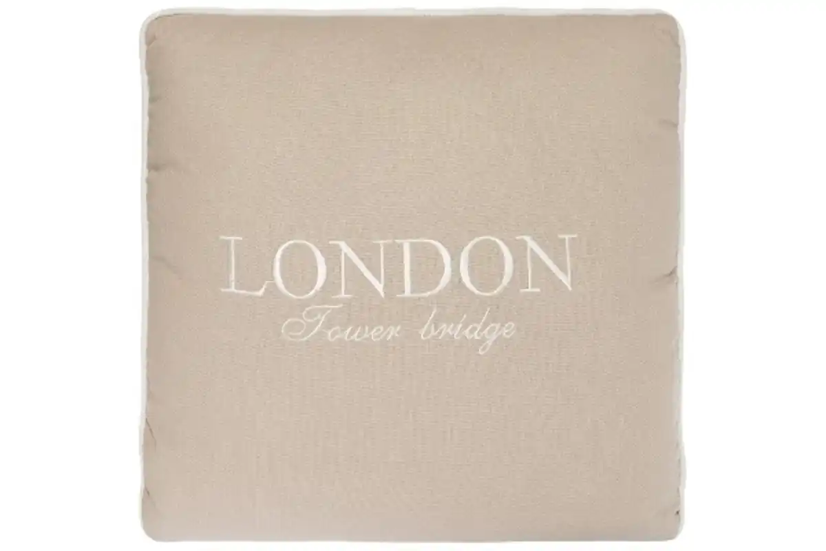 Bild 1 von Kissen "London Tower Bridge", creme