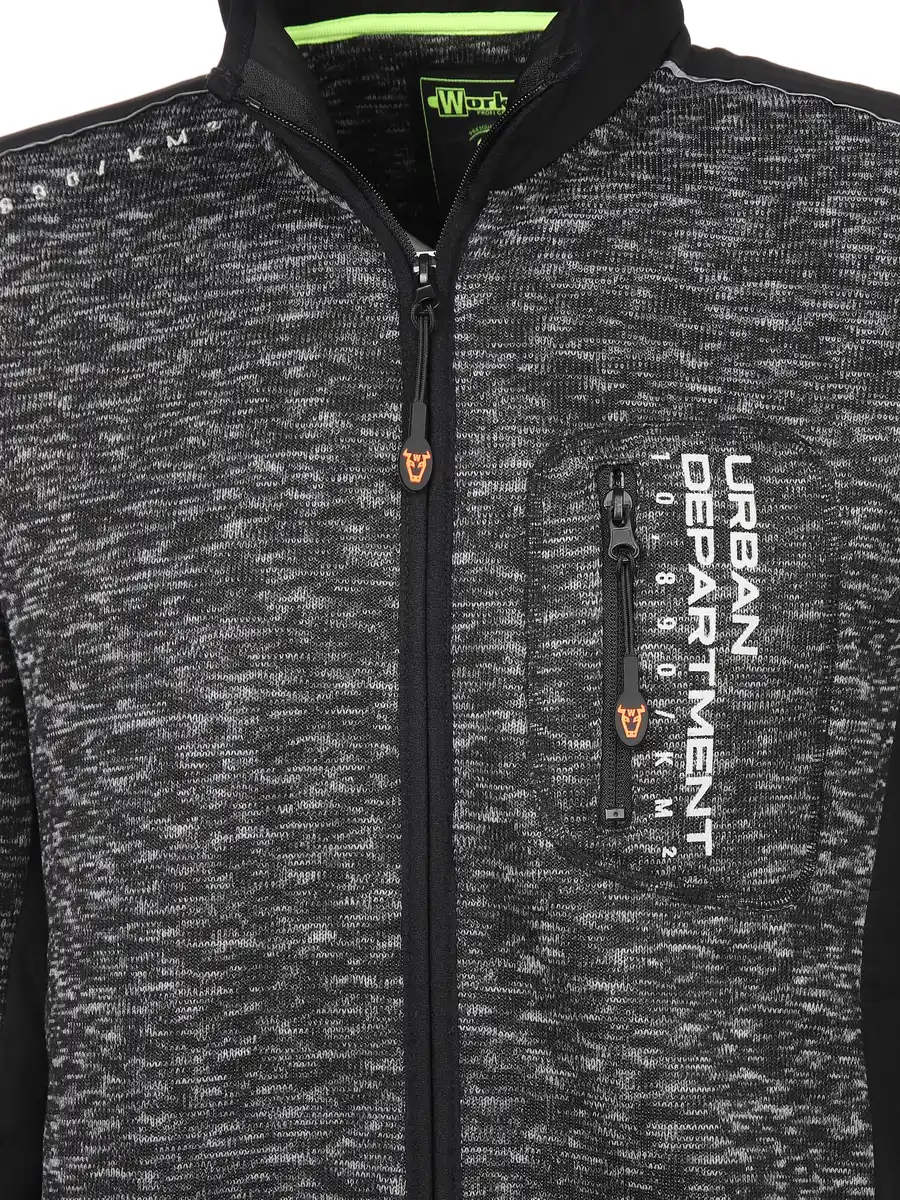 Bild 4 von Herren Fleecejacke Schwarz