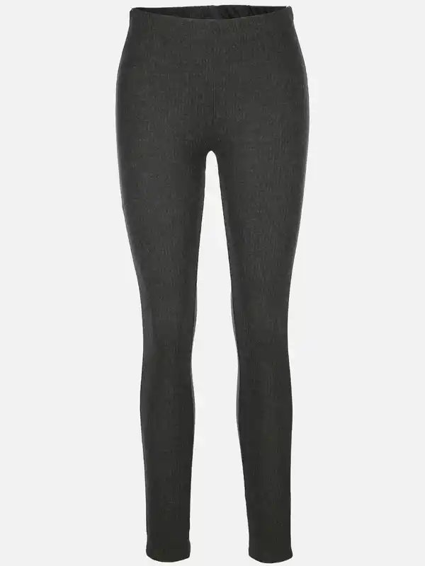 Bild 1 von Damen Ripp-Leggings Grau