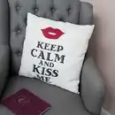 Bild 4 von Kissen mit Füllung "Keep Calm and Kiss"