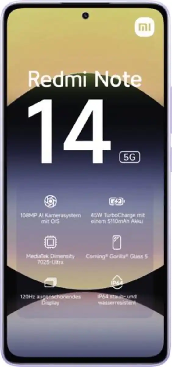 Bild 1 von Xiaomi Redmi Note 14 5G 256GB