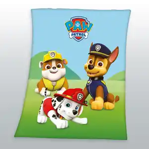 Paw Patrol Fleece-Decke, Größe: 160 x 130 cm