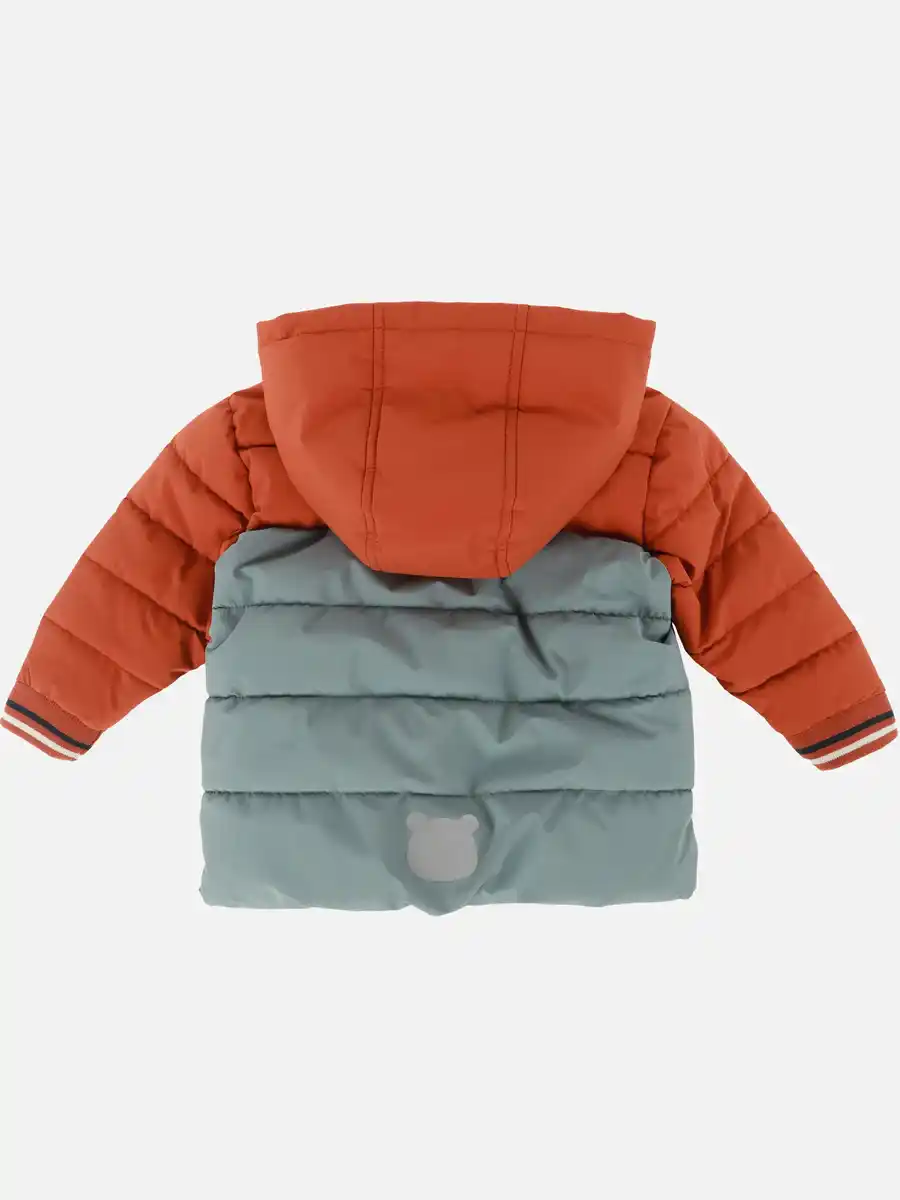 Bild 2 von Baby Jungen Steppjacke mit Kapuze Orange