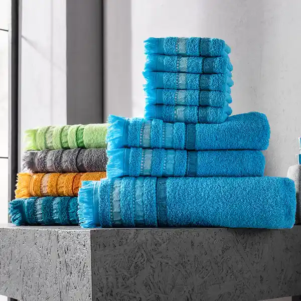 Bild 3 von Gästetücher 5er -Set "Frejus" - ca. 30 x 50 cm, Aqua