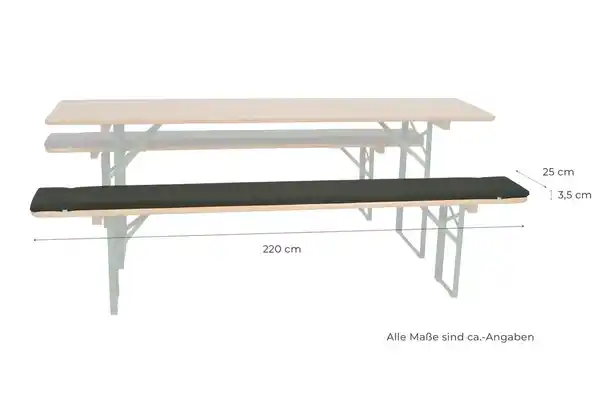 Bild 2 von 2-tlg. Festzeltgarnitur-Auflage