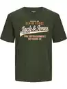 Bild 1 von Jack&Jones JJELOGO TEE SS O-NECK T-Shirt Grün