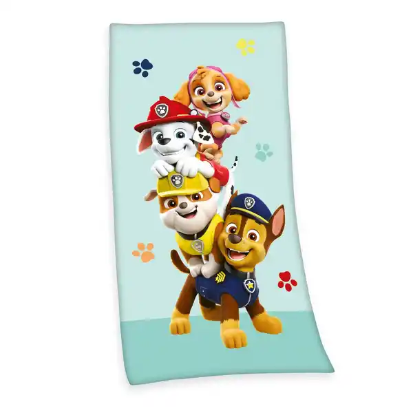 Bild 1 von Paw Patrol Velourstuch, Größe: 150 x 75 cm