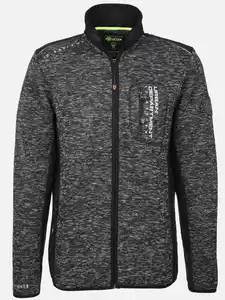 Herren Fleecejacke Schwarz