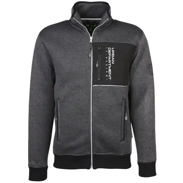 Bild 1 von Herren Strickfleece Arbeitsjacke Grau