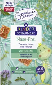 Dresdner Essenz Kinder Schaumbad Nase-Frei, 40 ml