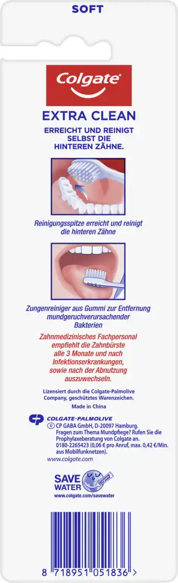 Bild 2 von Colgate Extra Clean Zahnbürsten soft