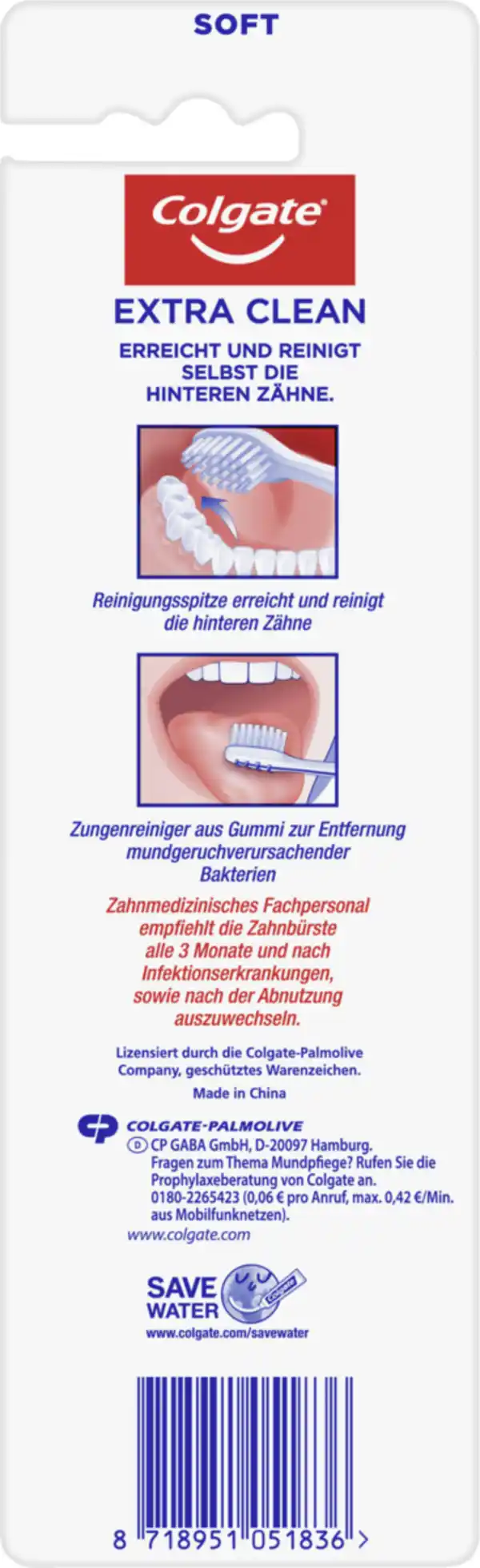 Bild 2 von Colgate Extra Clean Zahnbürsten soft