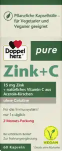 Doppelherz pure Zink + C 60 Kapseln