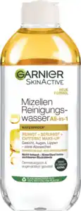 Garnier SkinActive Mizellen Reinigungswasser All-in-1 Waterproof, 400 ml