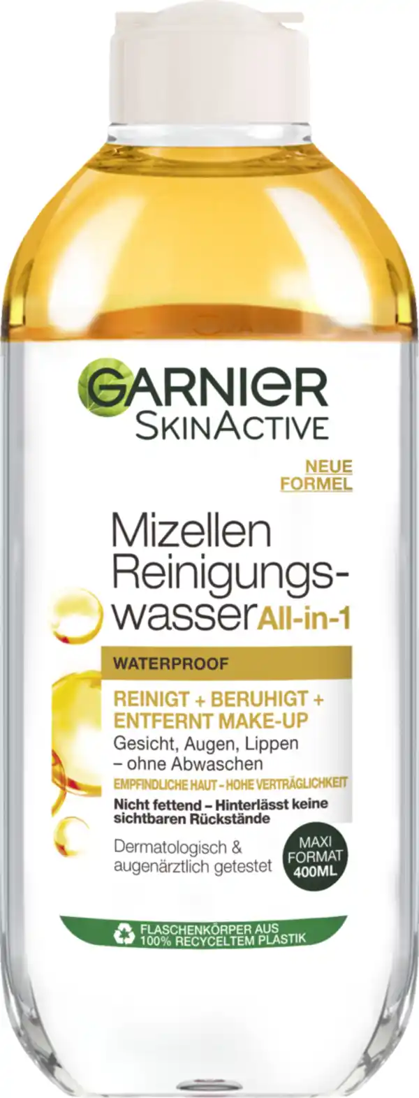 Bild 1 von Garnier SkinActive Mizellen Reinigungswasser All-in-1 Waterproof, 400 ml