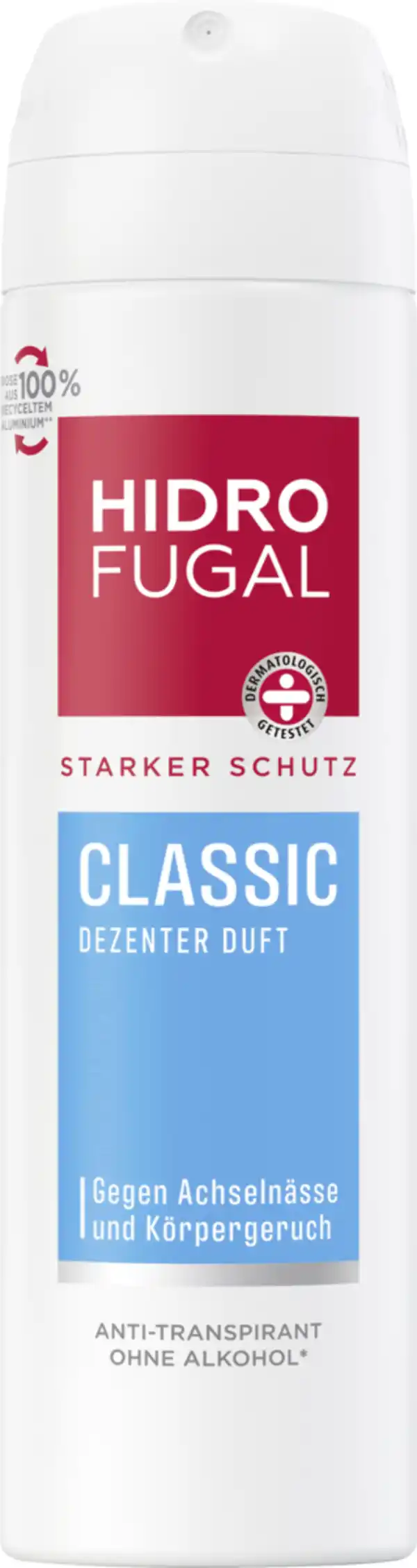 Bild 1 von Hidrofugal Classic Dezenter Duft Anti-Transpirant Spray, 150 ml