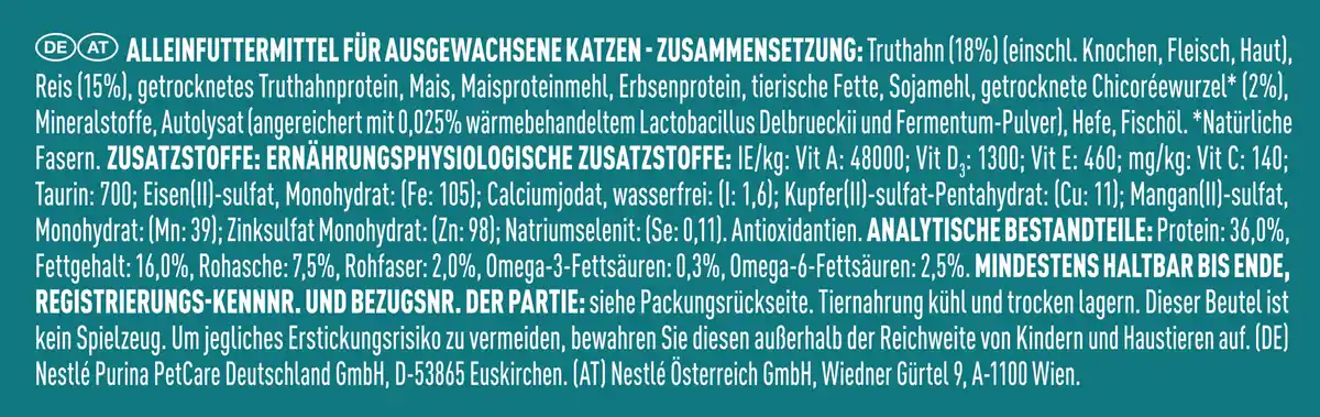 Bild 3 von Purina ONE SENSITIVE Truthahn, 2,8 kg