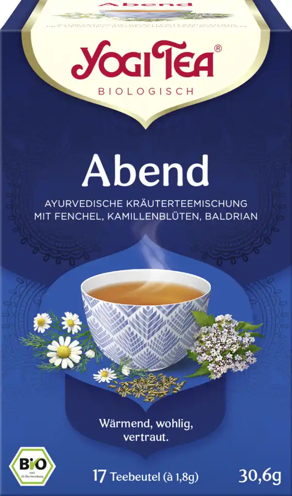 Bild 1 von Yogi Tea Bio Tee Abend, 30,6 g