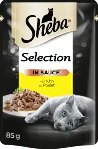 Sheba Selection in Sauce mit Huhn, 85 g