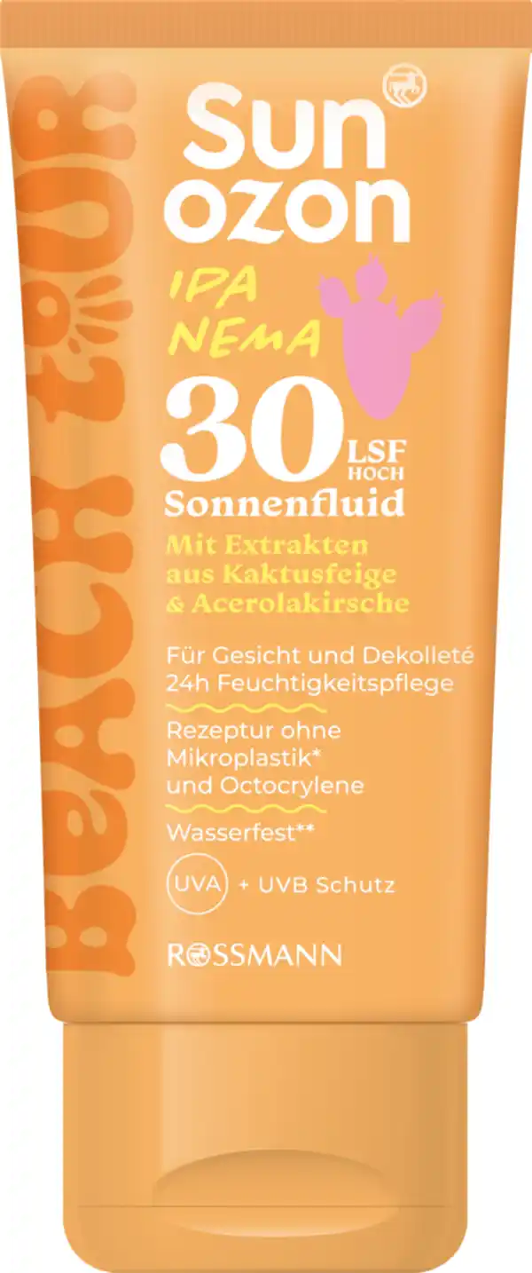 Bild 1 von sunozon Beach Tour Sonnenfluid Ipanema LSF30, 50 ml