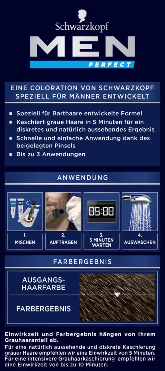 Bild 4 von Men Perfect Bart Coloration 60 Natur Braun