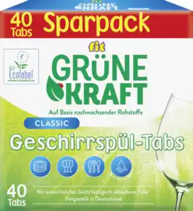 fit Grüne Kraft Tabs Classic Sparpack, 40 g