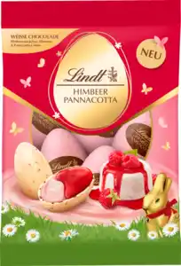 Lindt Himbeer Pannacotta Eier, 90 g