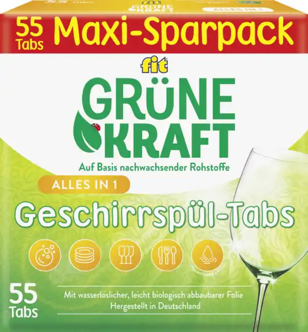 Bild 1 von fit Grüne Kraft Tabs Alles-in-1